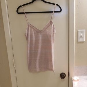 AEO Pink Strappy Top L